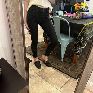 Armani exchange black jeans size 26 womens skinny leg